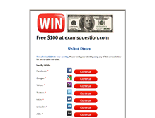 Tablet Screenshot of examsquestion.com